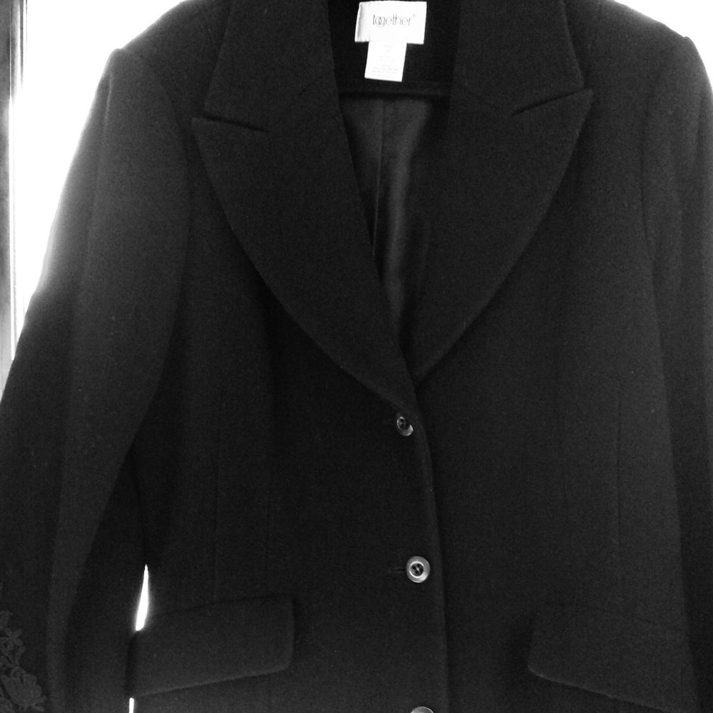 Full Length Winter Coat with Scarf